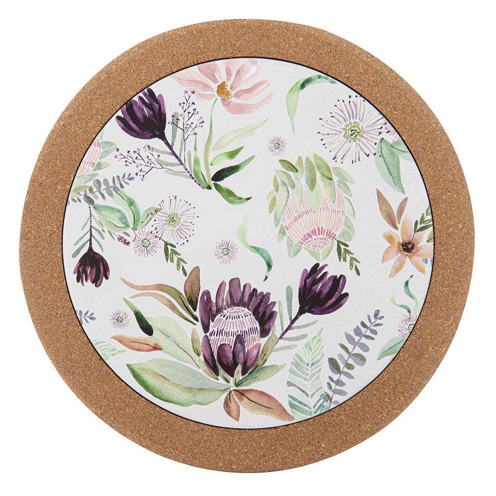 64358-2pc-leura-cork-trivet-kitchen-cooking-serveware-20cm-cream-green