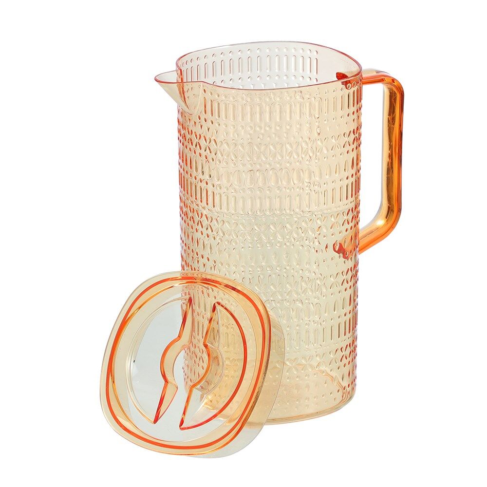 43148-lemon-lime-moroccan-deco-plastic-pitcher-2-5l-amber-green-pink-assorted