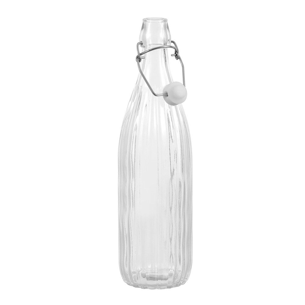 45074-lemon-lime-secure-glass-air-tight-clip-lid-ribbed-bottle-1l