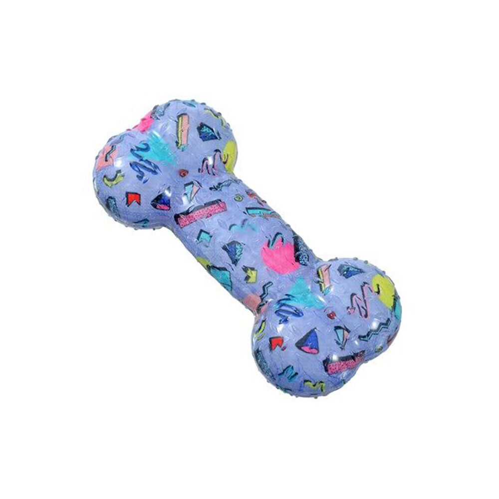 42967-paws-claws-dazzle-bone-tpr-rubber-chew-toy-16-5x7-5x4cm-assorted