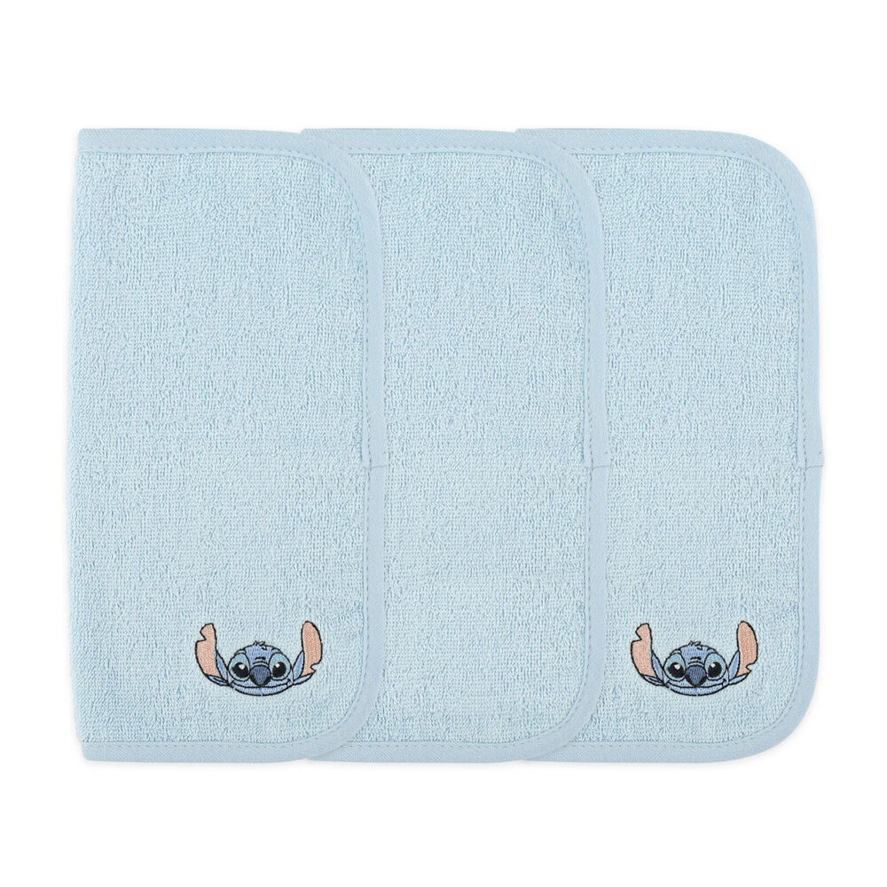 50166wc3-3pc-disney-stitch-baby-kids-cotton-washers-washcloth-25x25cm