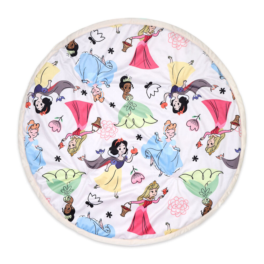 51069pm-disney-princesses-baby-kids-polyester-travel-playmat-non-slip-100x100cm-round