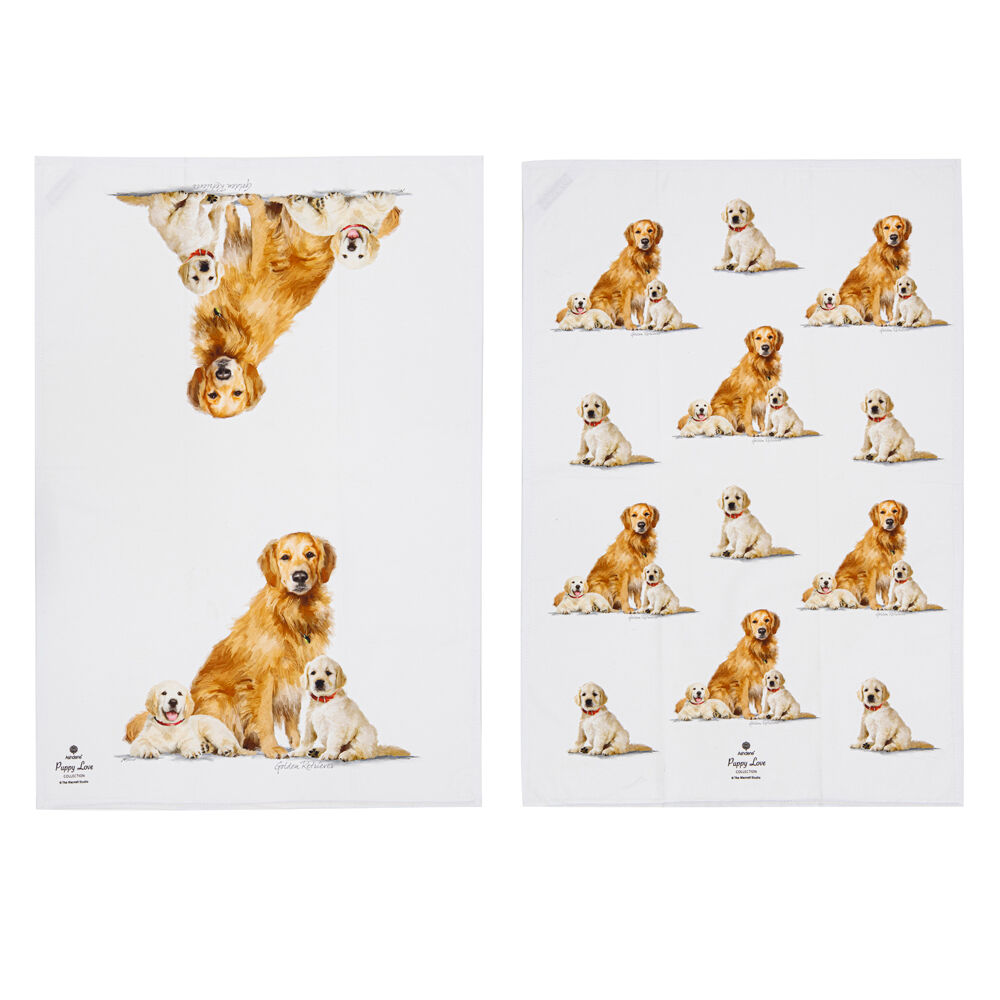 522416-2pc-ashdene-puppy-love-golden-retriever-kitchen-tea-towel-50x70cm-white