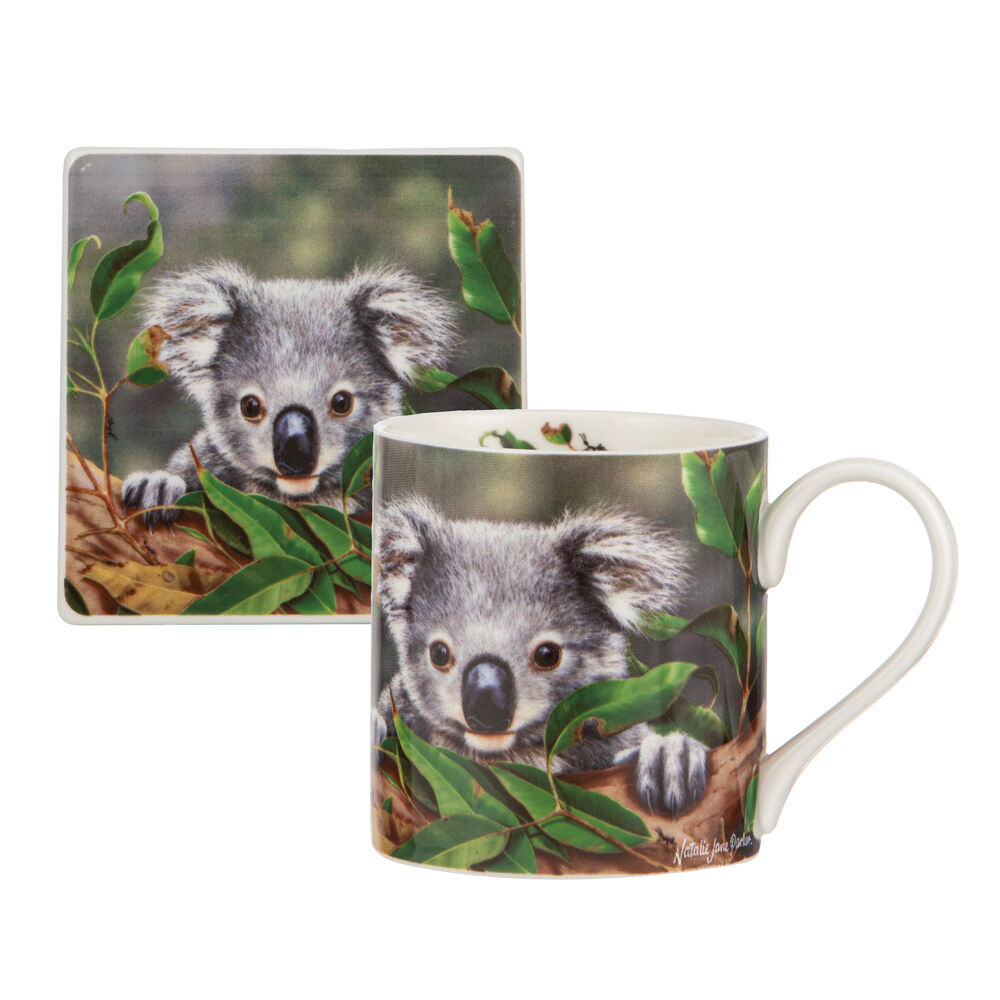 522342-2pc-ashdene-babies-of-the-bush-new-bone-china-mug-coaster-set-assorted