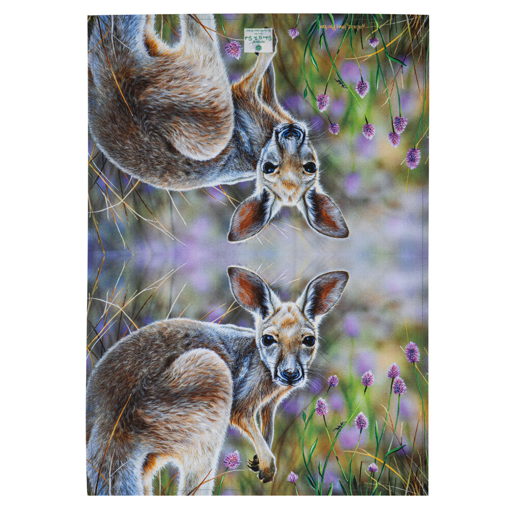522371-2pc-ashdene-babies-of-the-bush-kitchen-towel-70x50cm-kangaroo-wombat