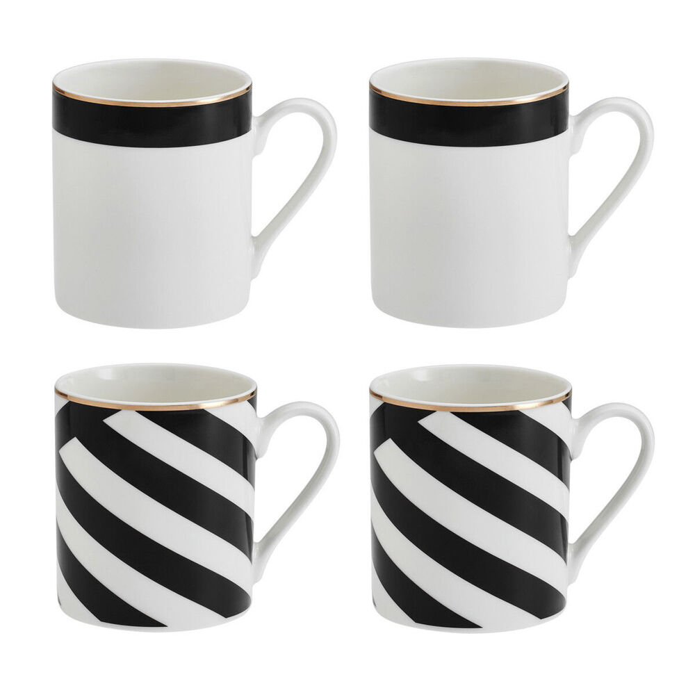 79068-4pc-mikasa-luxe-deco-kitchen-china-mug-cup-set-380ml