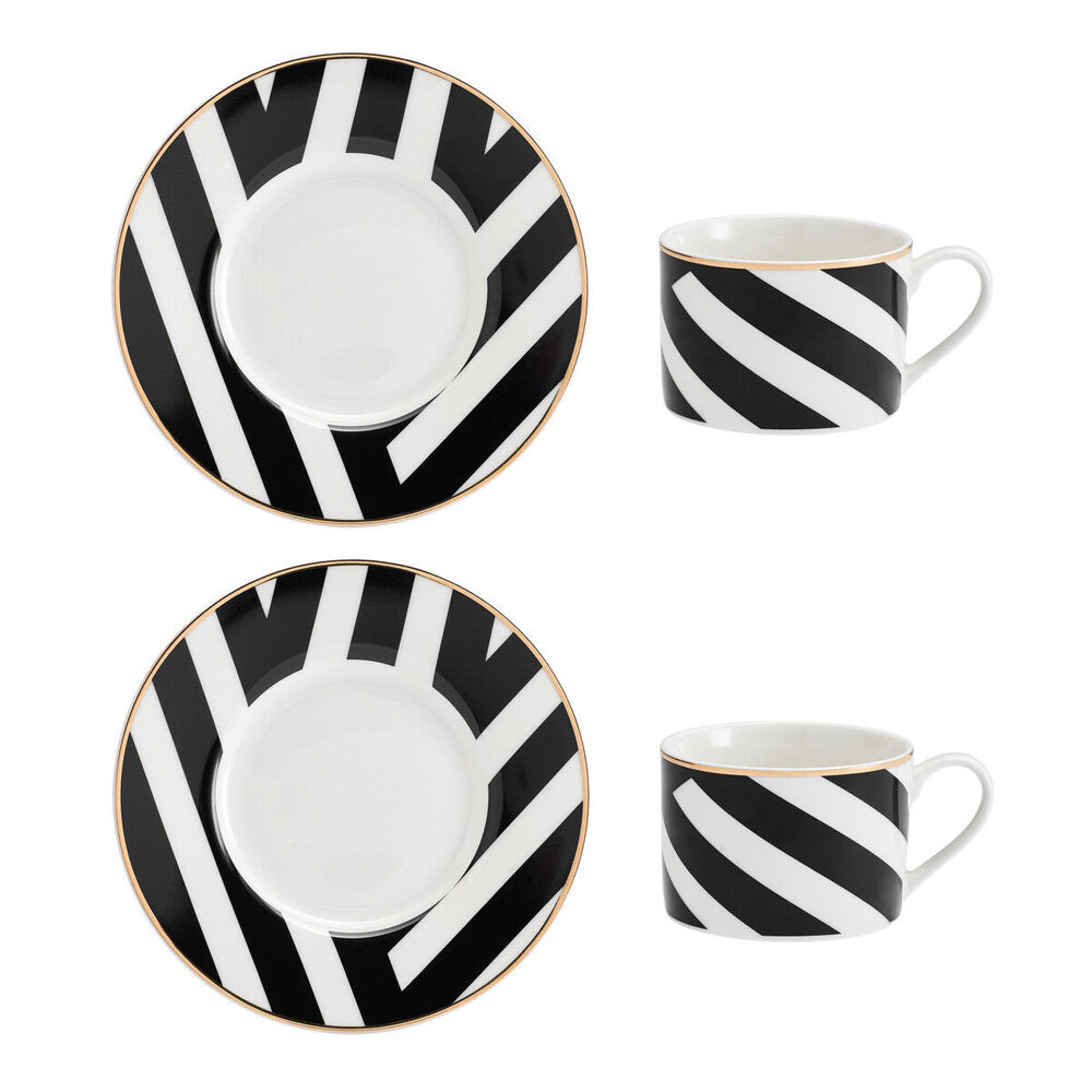79075-4pc-mikasa-luxe-deco-china-tea-cups-and-saucers-with-geometric-stripe-set-200ml