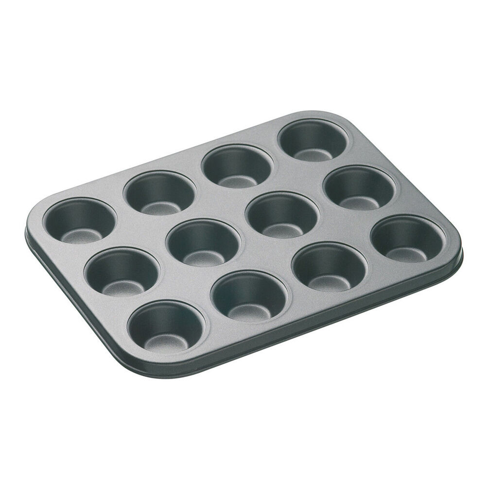 81098-mastercraft-26x20cm-heavy-base-12-cup-non-stick-mini-muffin-pan-black
