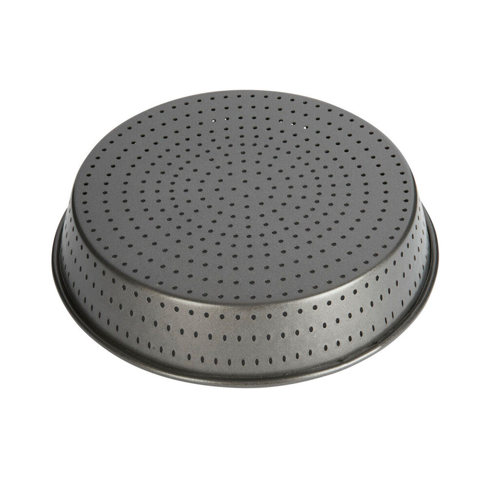 81201-mastercraft-crusty-bake-24cm-non-stick-deep-pie-tart-tin-black