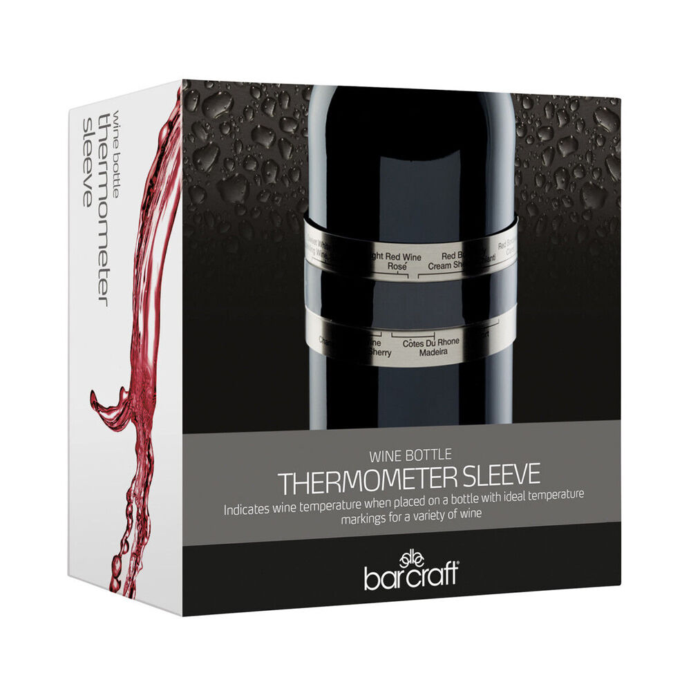 82212-barcraft-deluxe-6-5cm-wine-bottle-metal-thermometer-sleeve-silver