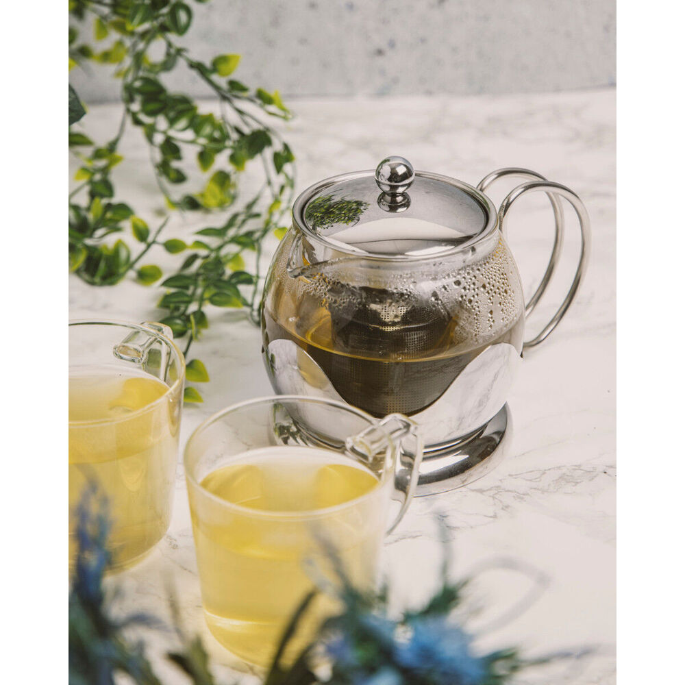 83403-la-cafetiere-17-5cm-660ml-izmir-glass-teapot-w-stainless-infuser