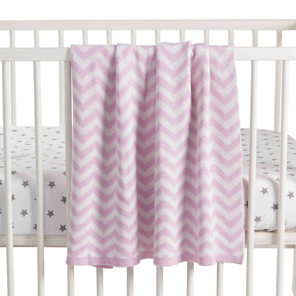 6985911-playgro-home-cotton-soft-woven-fabric-blanket-pink-and-white
