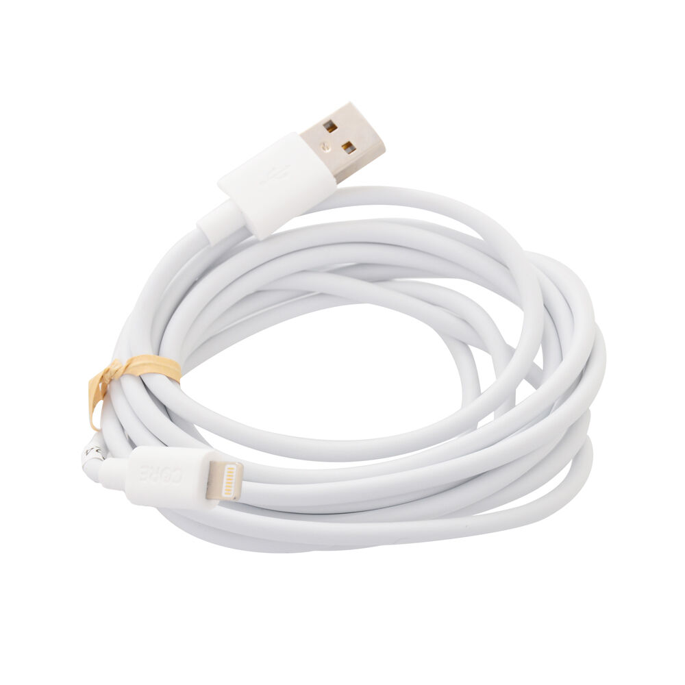 26243-core-8-pin-to-usb-a-cable-charging-cord-2m-for-apple-iphone-14-13-white