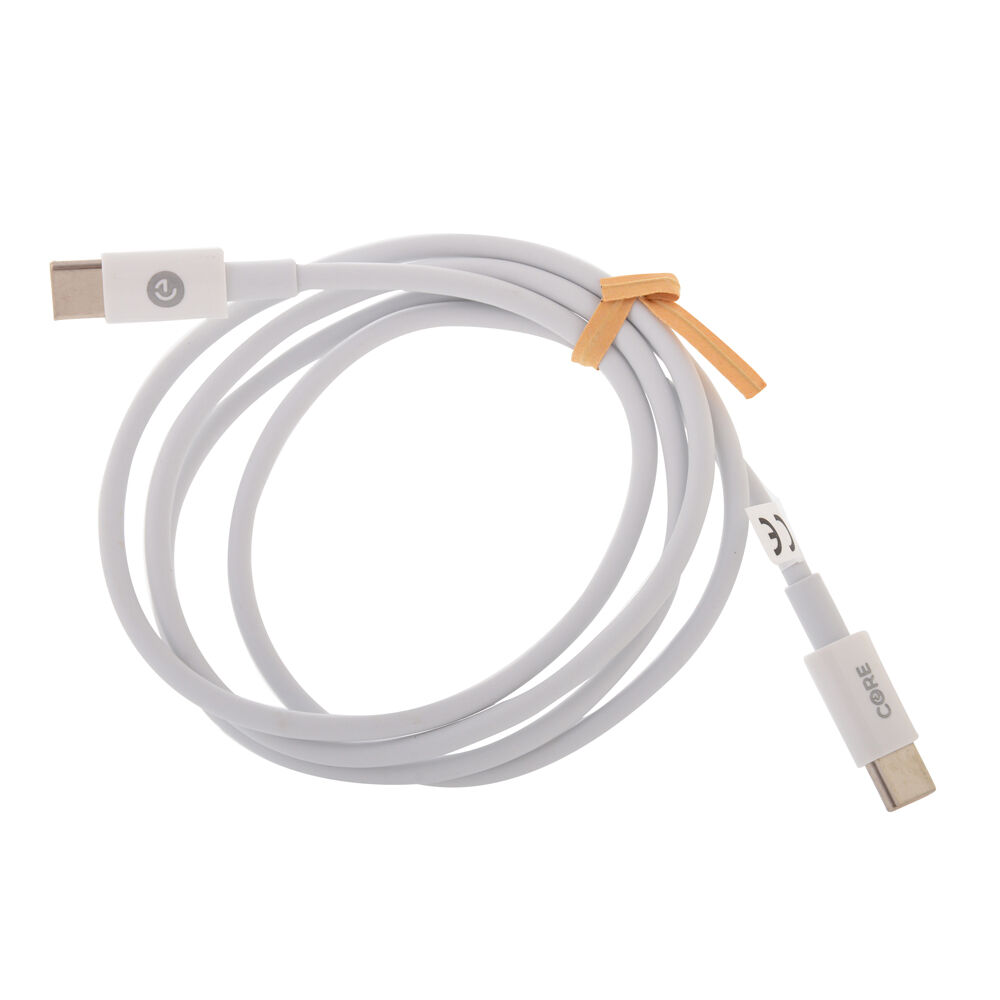 26248-core-usb-c-to-type-c-cable-charging-cord-1m-for-samsung-iphone-white