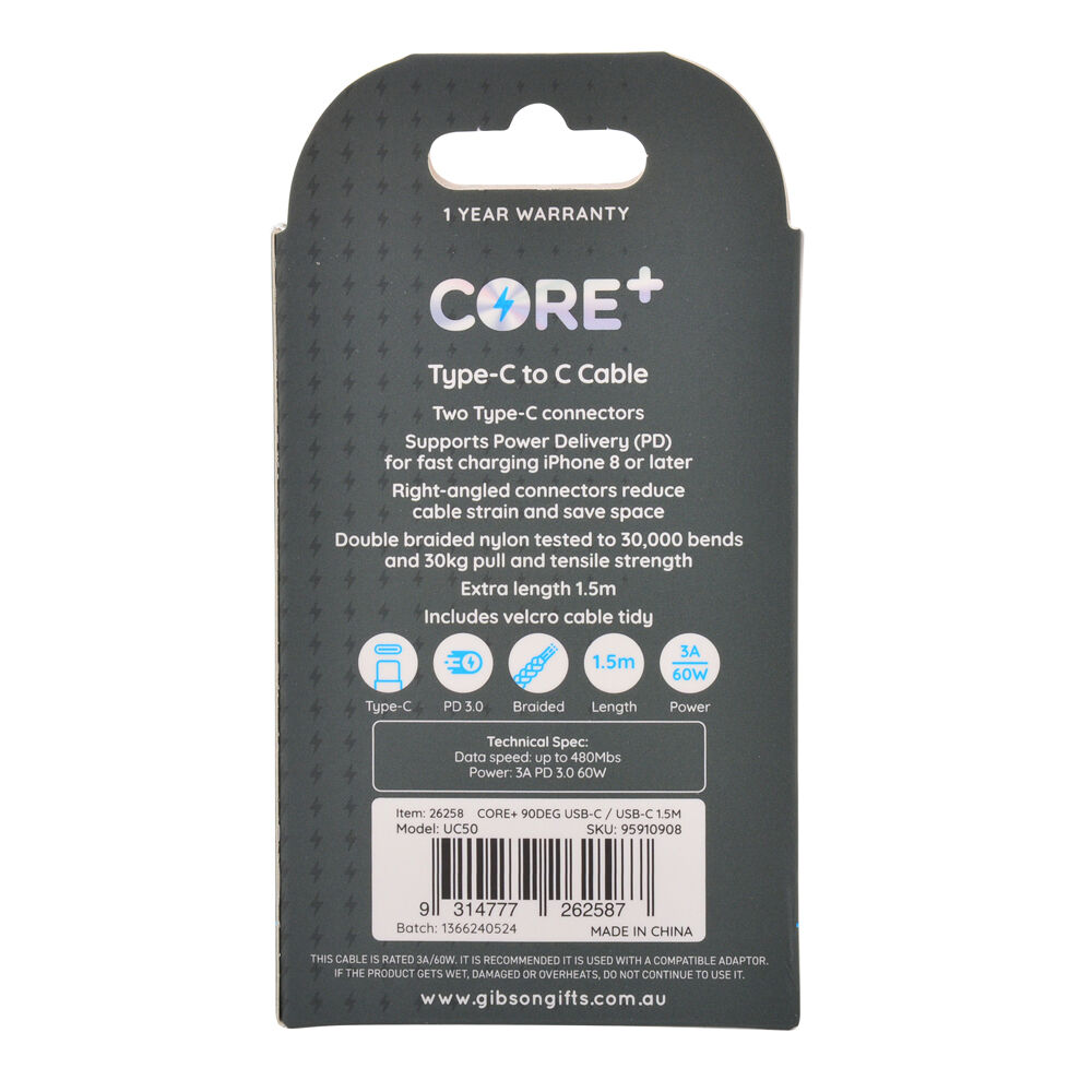 26258-core-90-degrees-type-c-charging-cable-data-cord-60w-1-5m-black