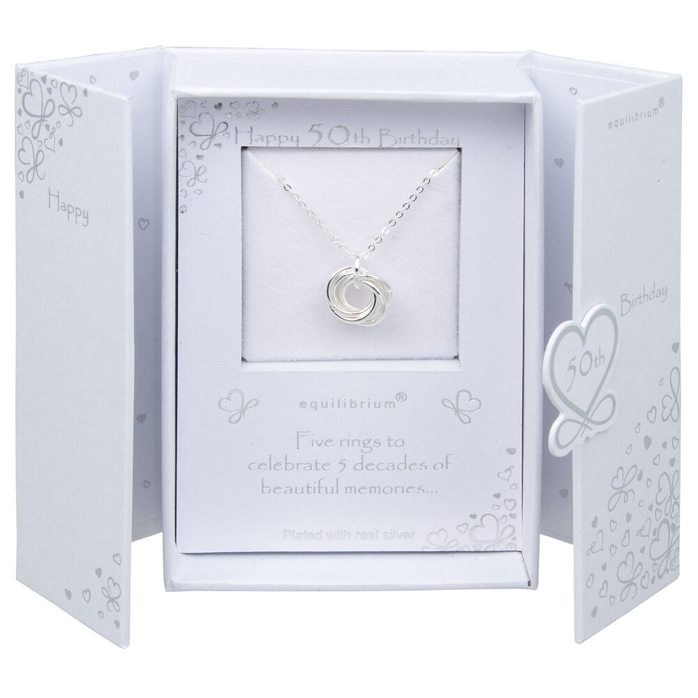 20212-gibson-gifts-equilibrium-50th-birthday-silver-5-ring-necklace