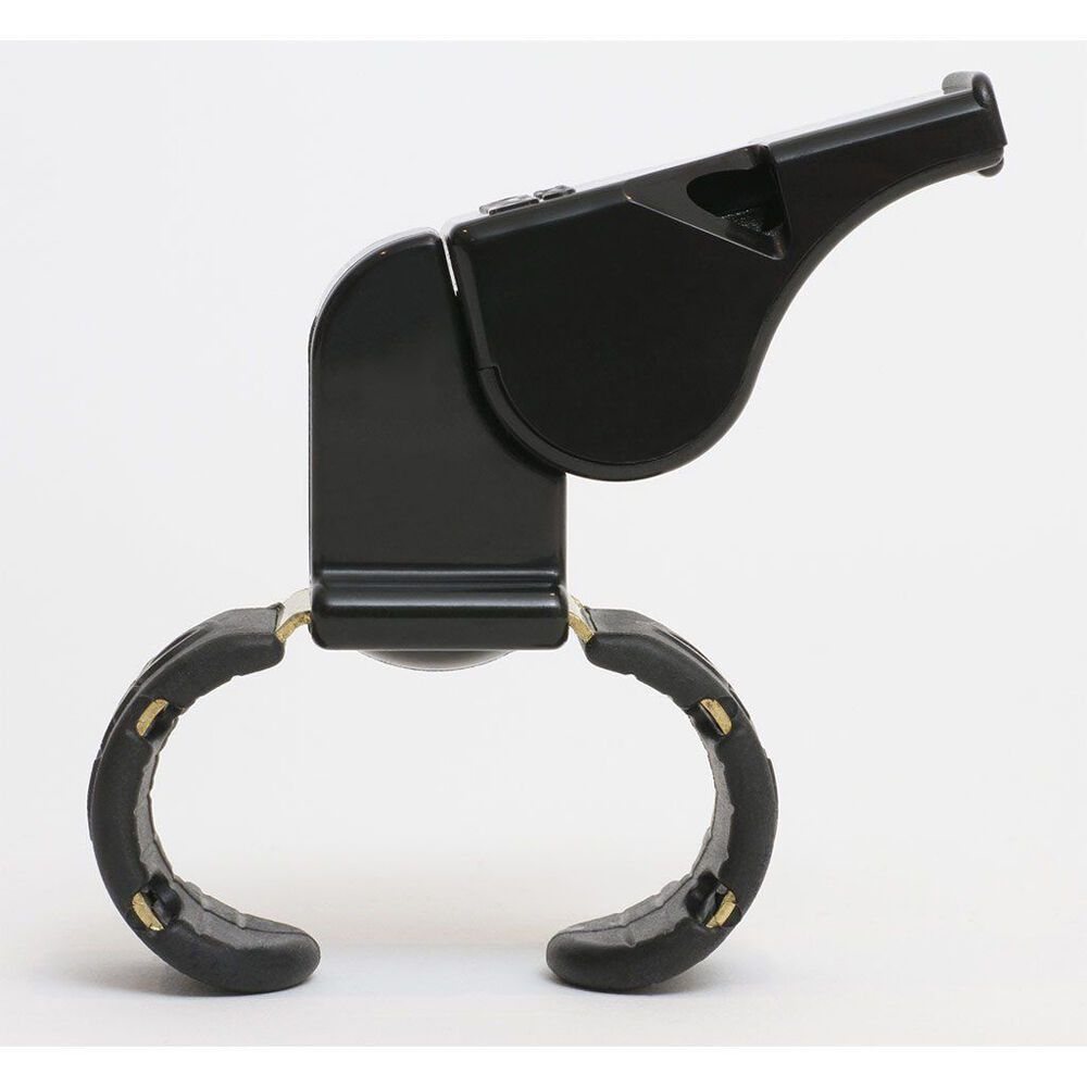 Fox 40 Summit Classic Whistle Sports Accessory w/ Fingergrip Black