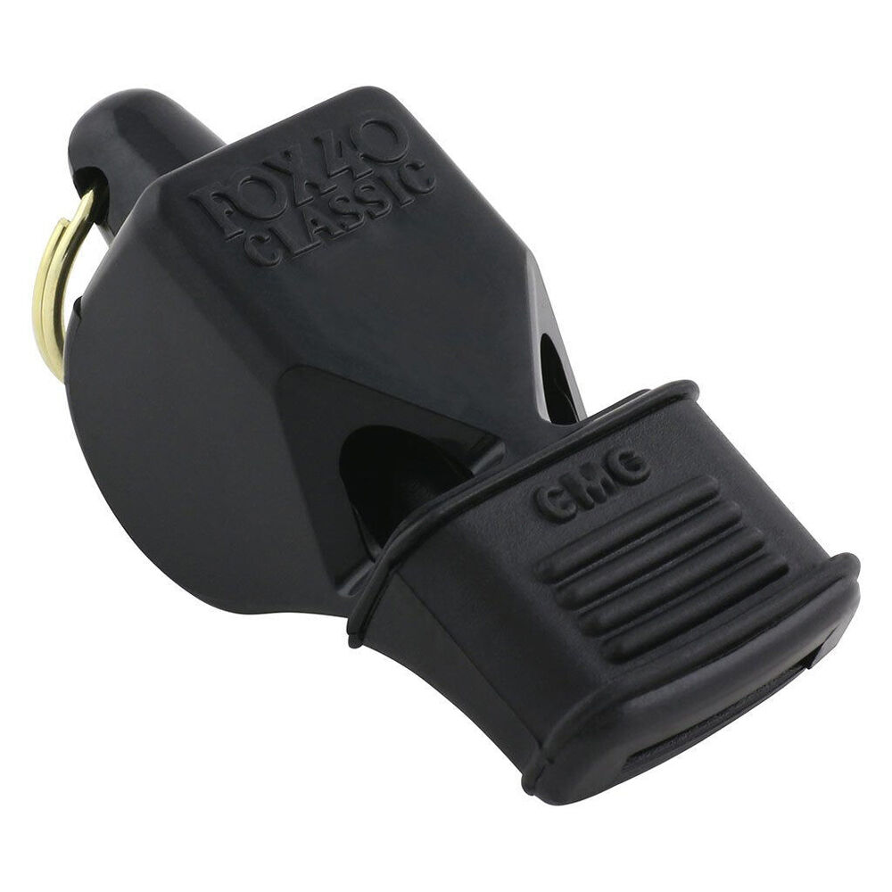 Fox 40 Summit Classic CMG Whistle Outdoor Sports Accessory Black
