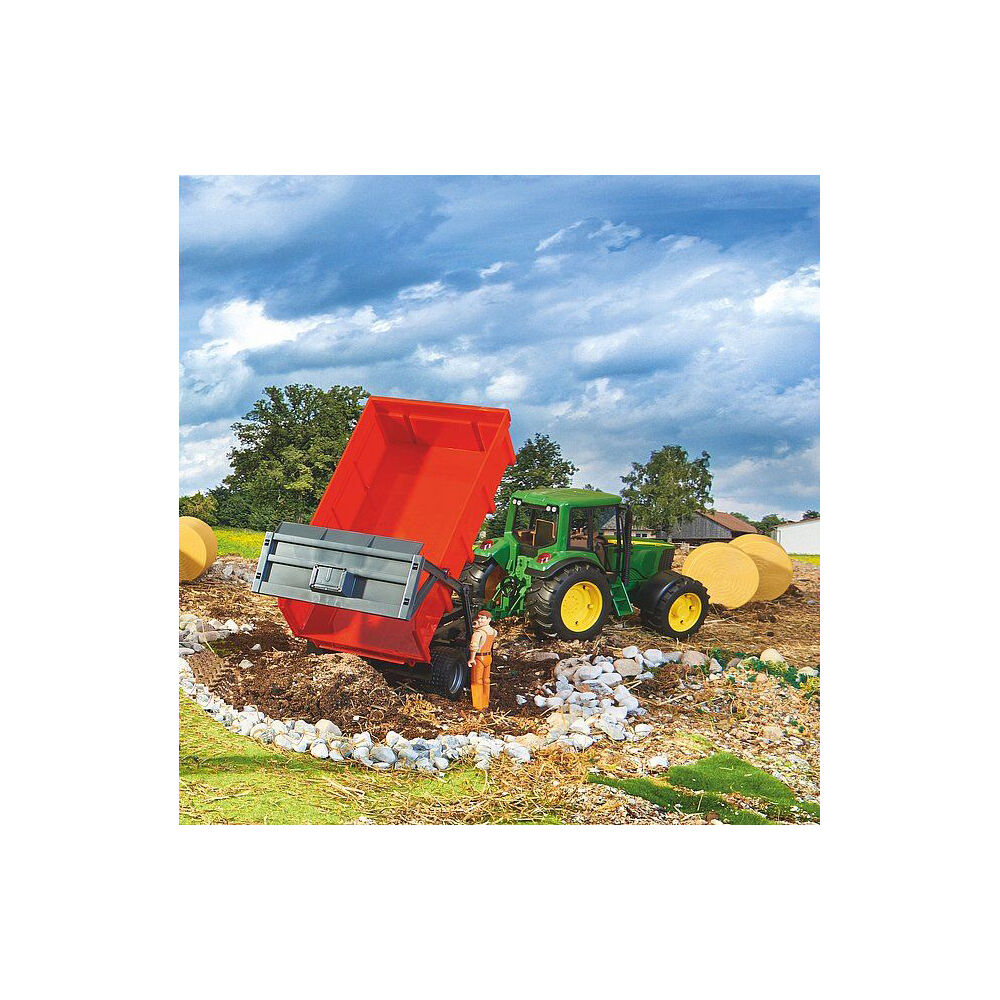 24002211-bruder-abs-tipping-trailer-dual-axle-w-auto-tailgate-1-16-kids-toy-red-3y