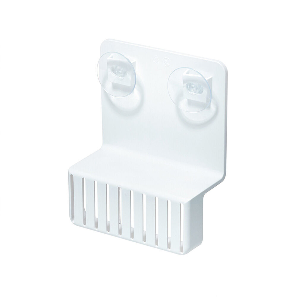 23041-idesign-classic-plastic-double-suction-sink-caddy-white