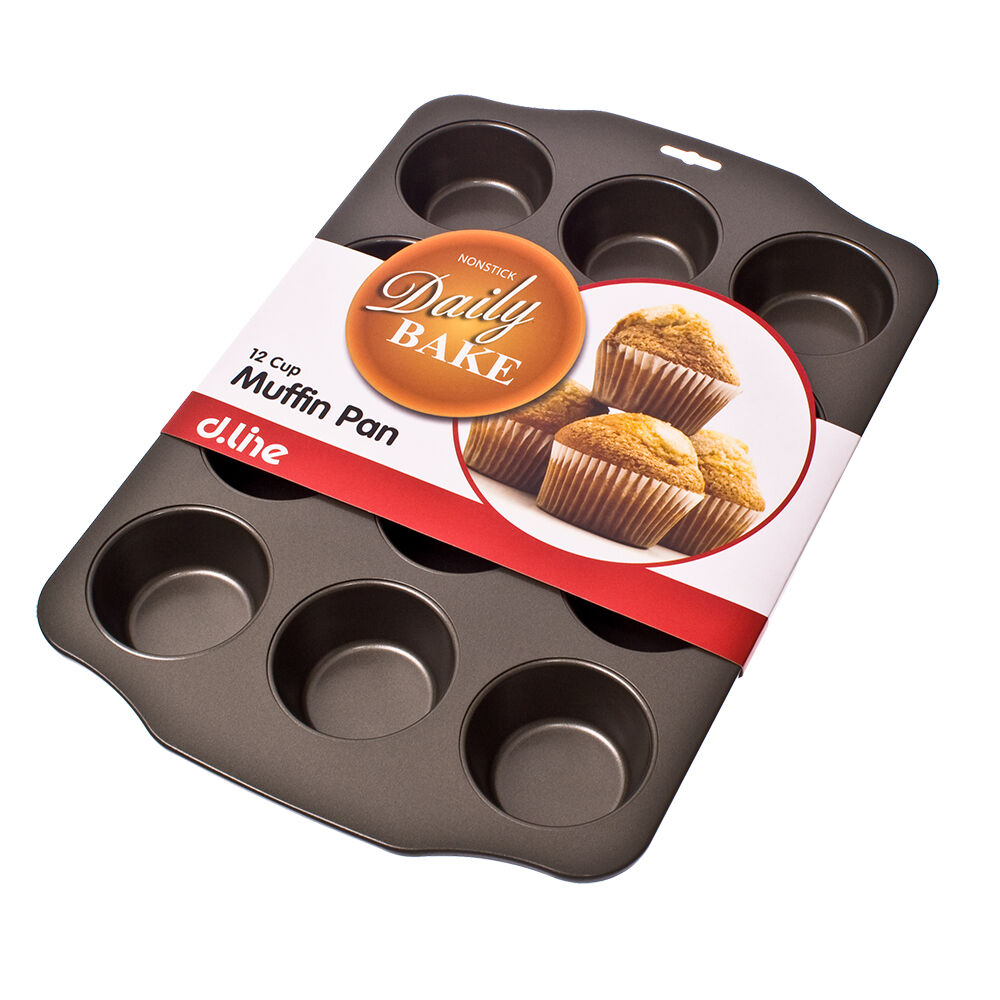 2967-2-daily-bake-professional-non-stick-12-cup-muffin-pan-bakeware-black