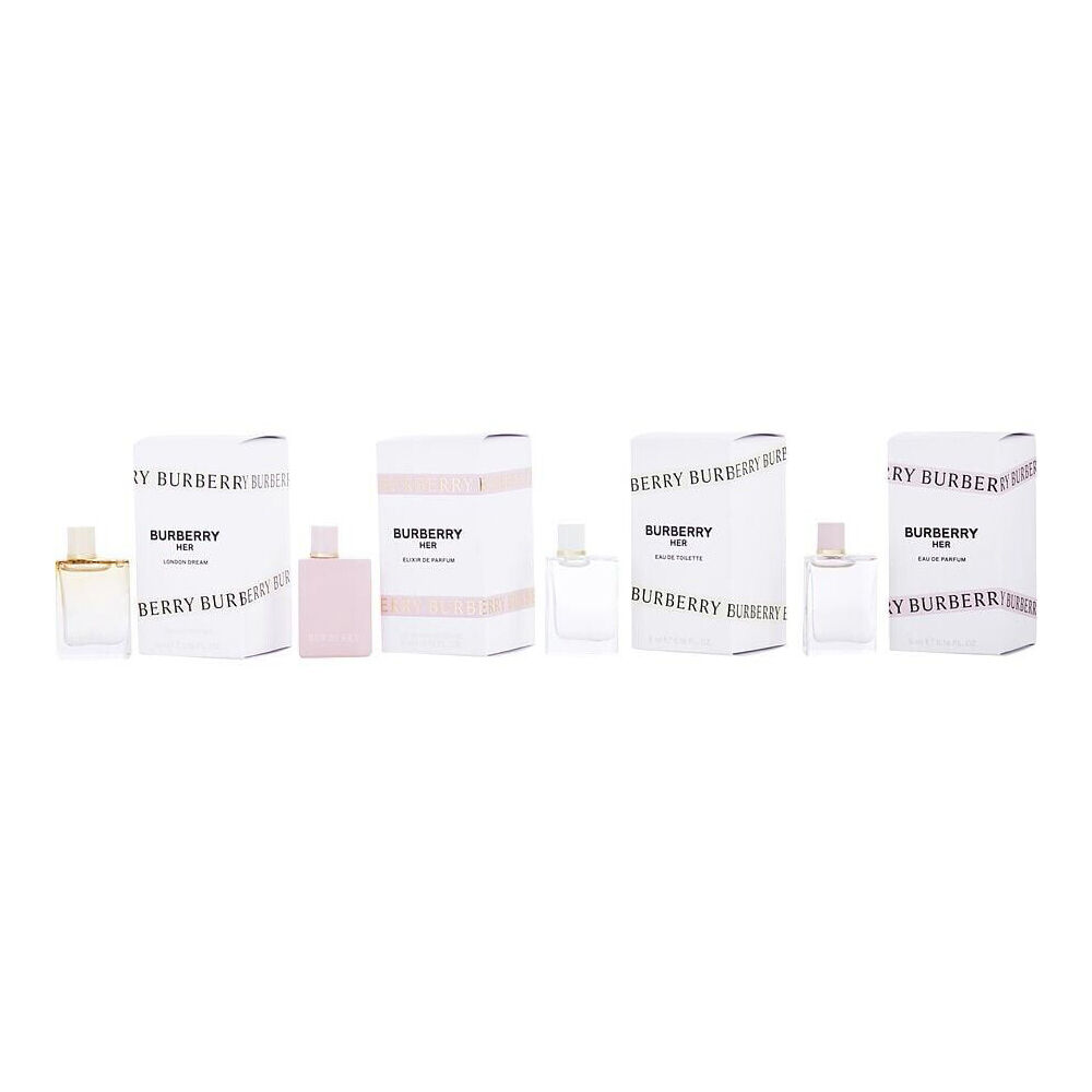 4pc Burberry Her 5ml Women's Fragrance Perfume Minis Set