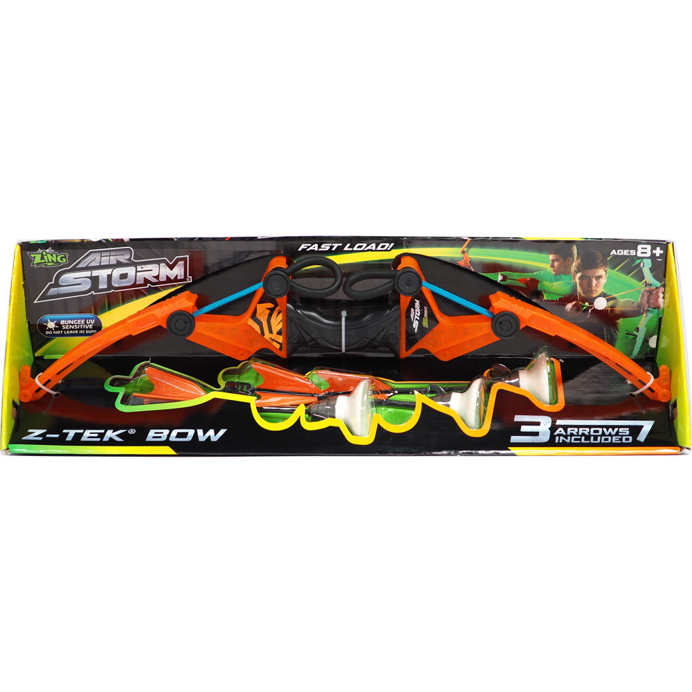 27304-zing-air-storm-z-tek-bow-arrow-archery-set-toy-kids-green-8y
