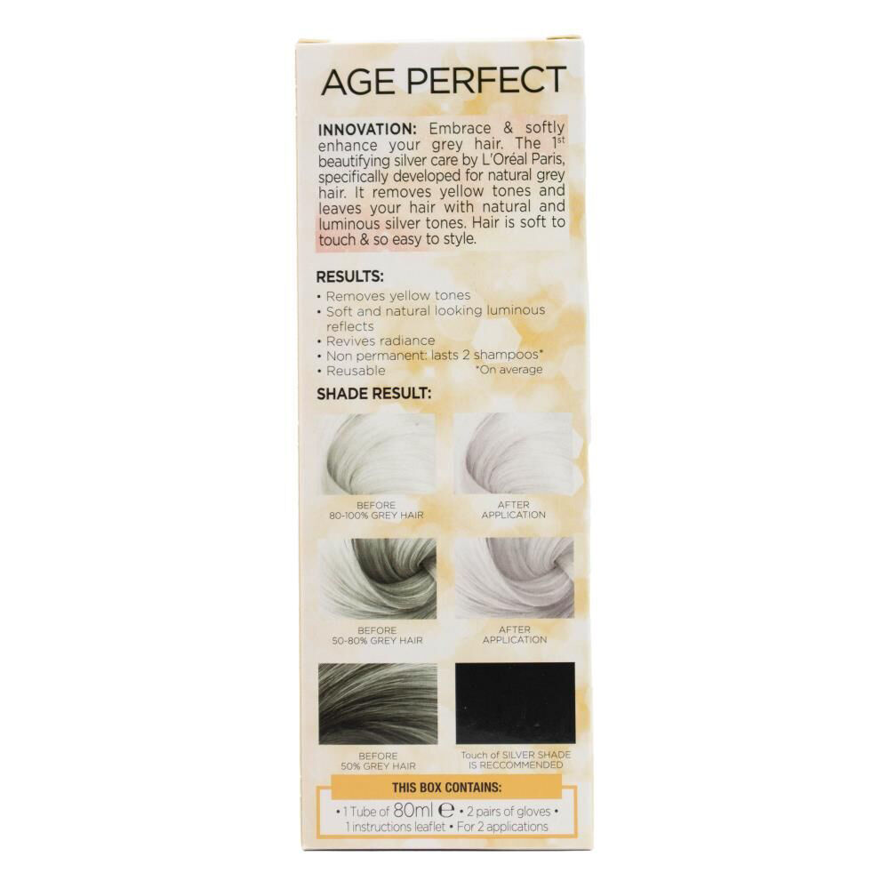 Loreal 80ml Age Perfect Hair Colour Touch of Pearl