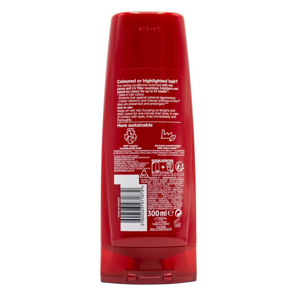 Loreal Paris Elvive 300ml Colour-Protect Conditioner For Coloured Hair