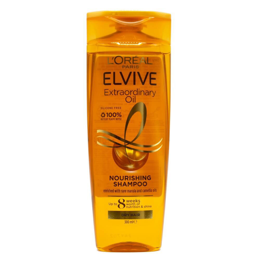 Loreal Paris Elvive 300ml Nourishing Shampoo Extraordinary Oil For Dry Hair