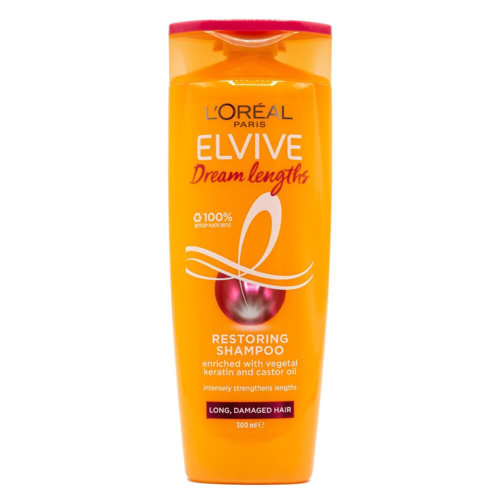 Loreal Paris Elvive 300ml Dream Lengths Restoring Shampoo For Damaged Hair