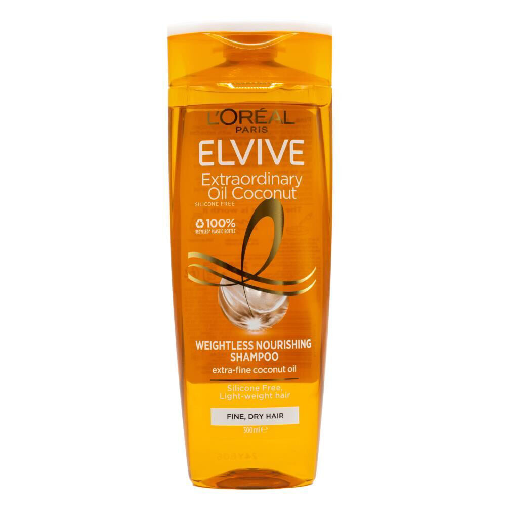 Loreal Paris Elvive 300ml Weightless Nourishing Shampoo For Fine Dry Hair