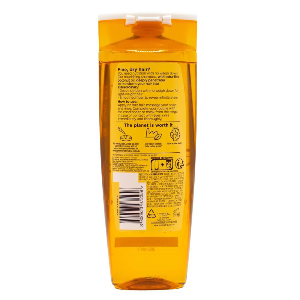 Loreal Paris Elvive 300ml Weightless Nourishing Shampoo For Fine Dry Hair