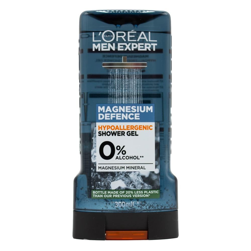 Loreal 300ml Shower Gel Men Expert Hypoallergenic Magnesium Mineral