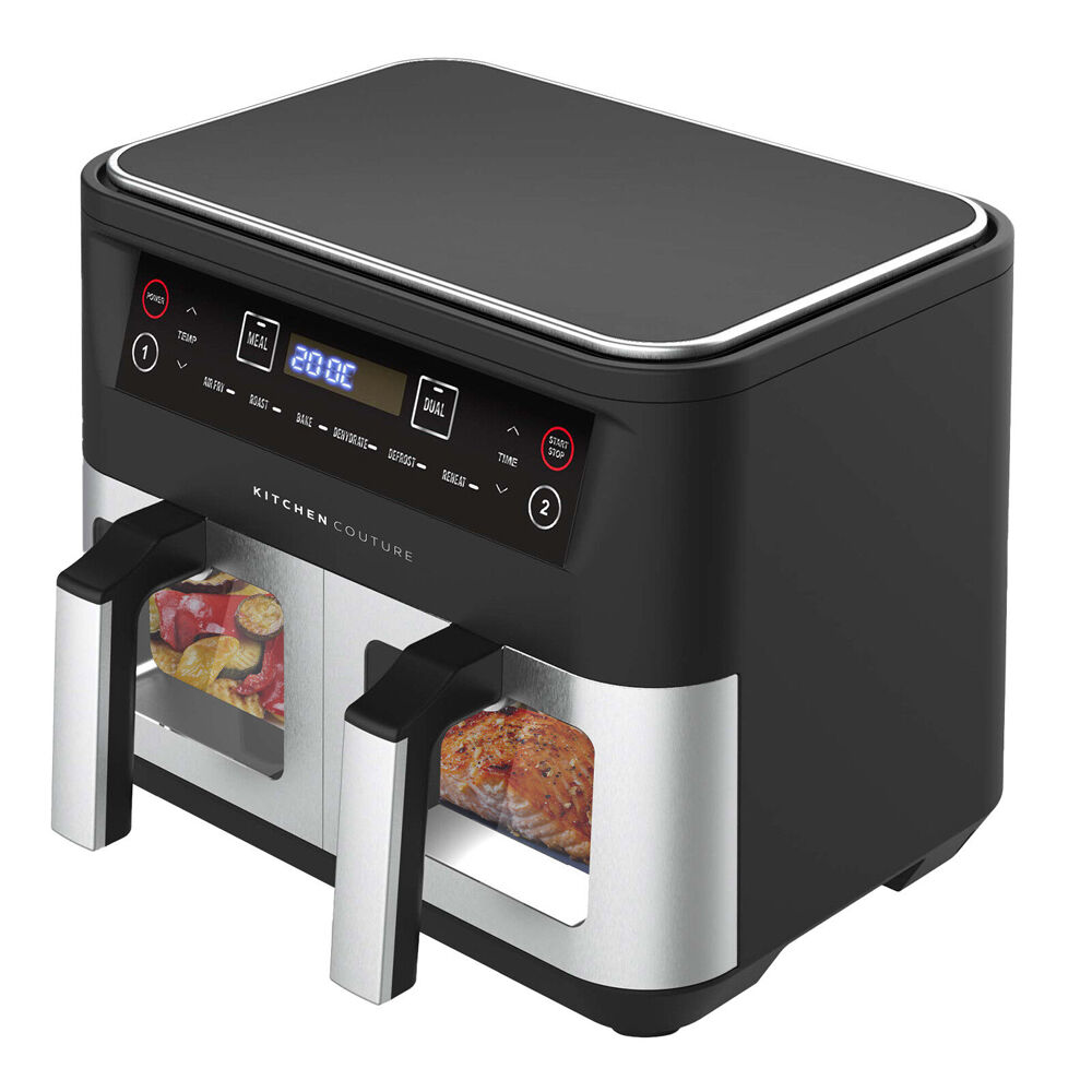 10004409-kitchen-couture-dual-view-10l-stainless-steel-air-fryer-37x31-5cm-silver