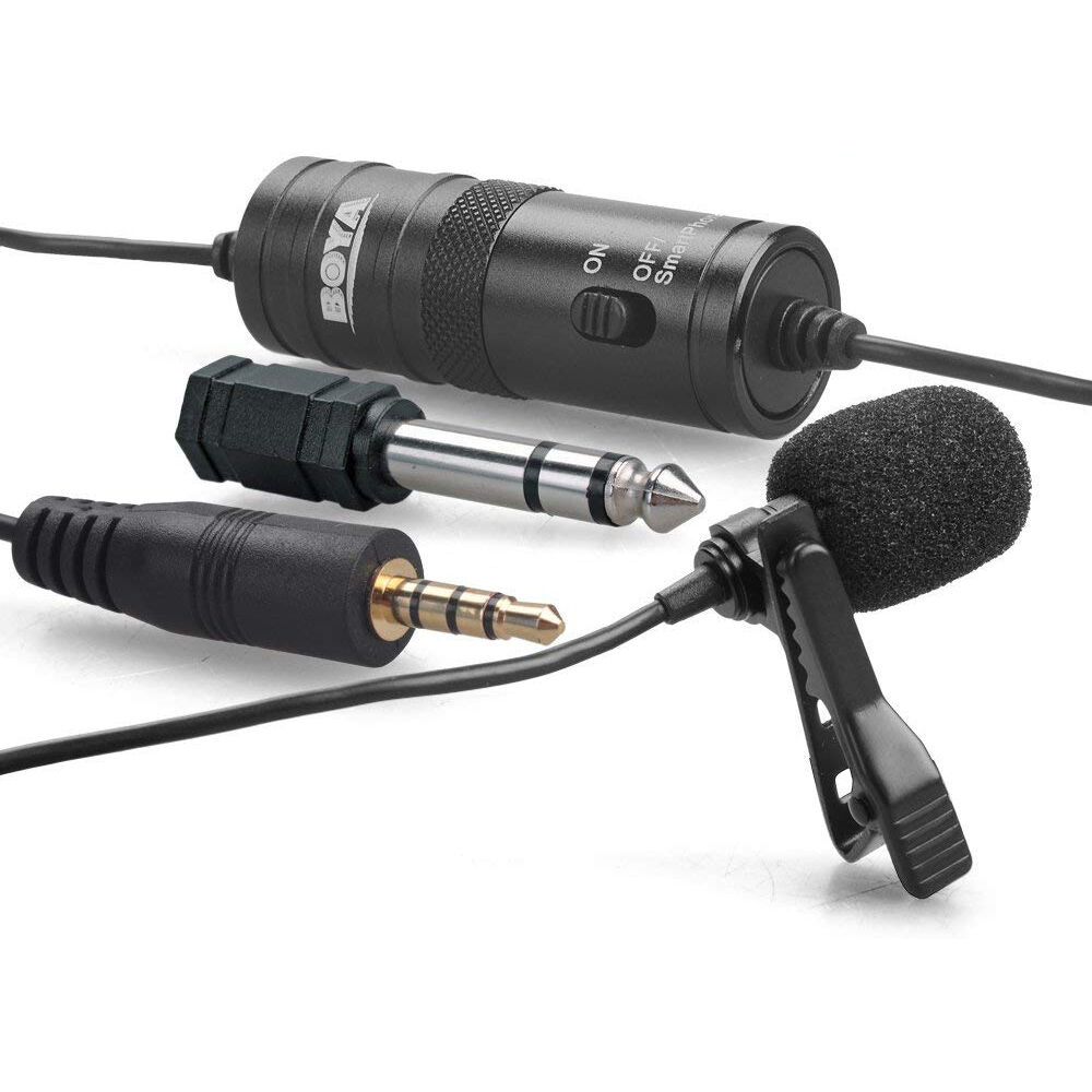 500310-boya-by-m1-pro-lavalier-3-5mm-clip-on-microphone-for-smartphone-black
