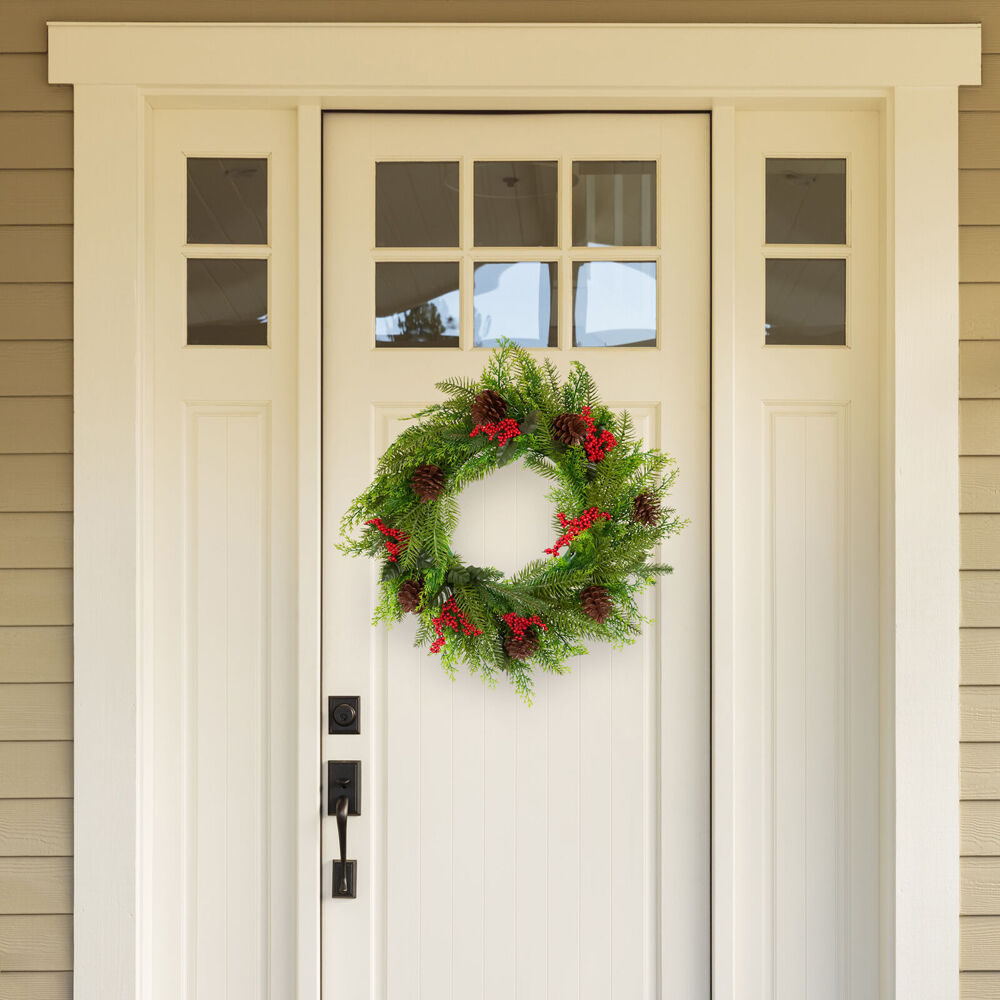 10004380-santas-helper-pine-cone-christmas-wreath-hanging-decoration-50cm