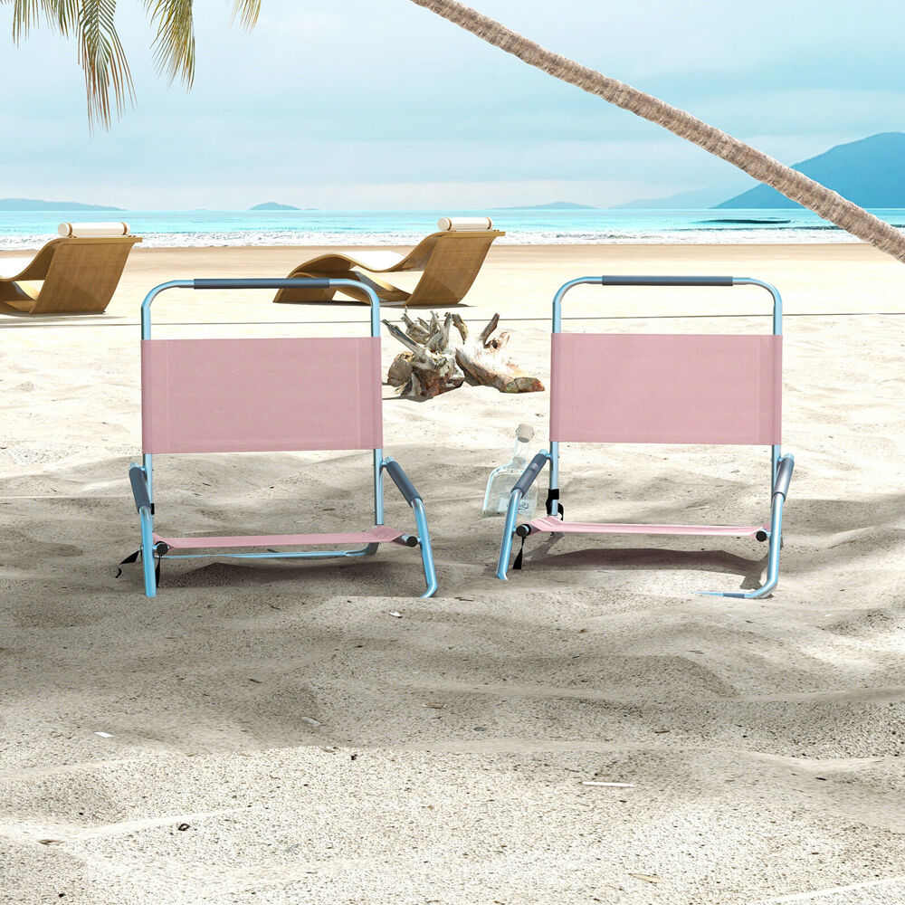 10003990-2pc-havana-outdoors-folding-beach-chair-60x65cm-dusty-rose
