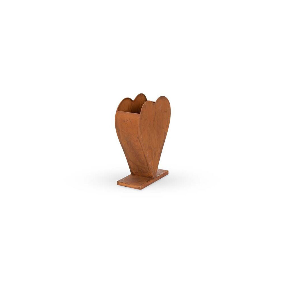25609-2pc-a-fresco-heart-planter-standing-garden-decor-rust