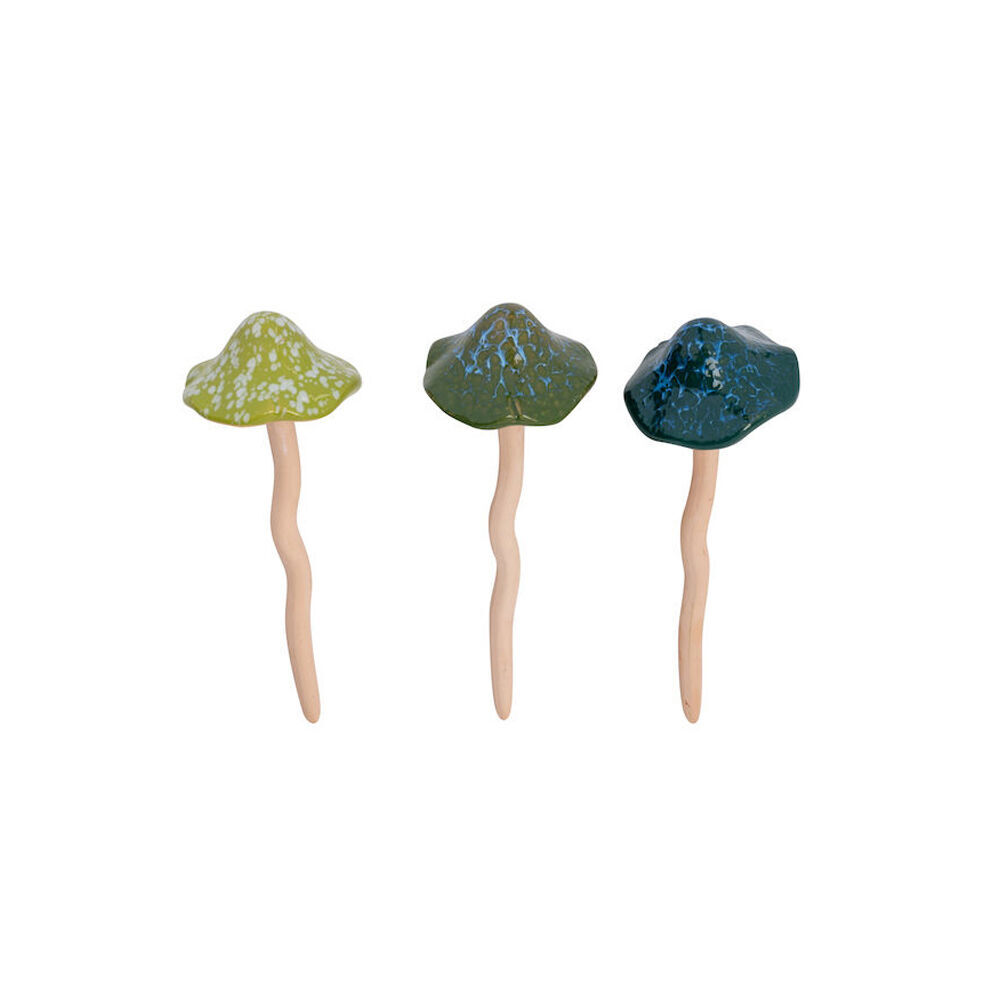 28617-a-fresco-ceramic-mushroom-green-large-10x27cm-assorted