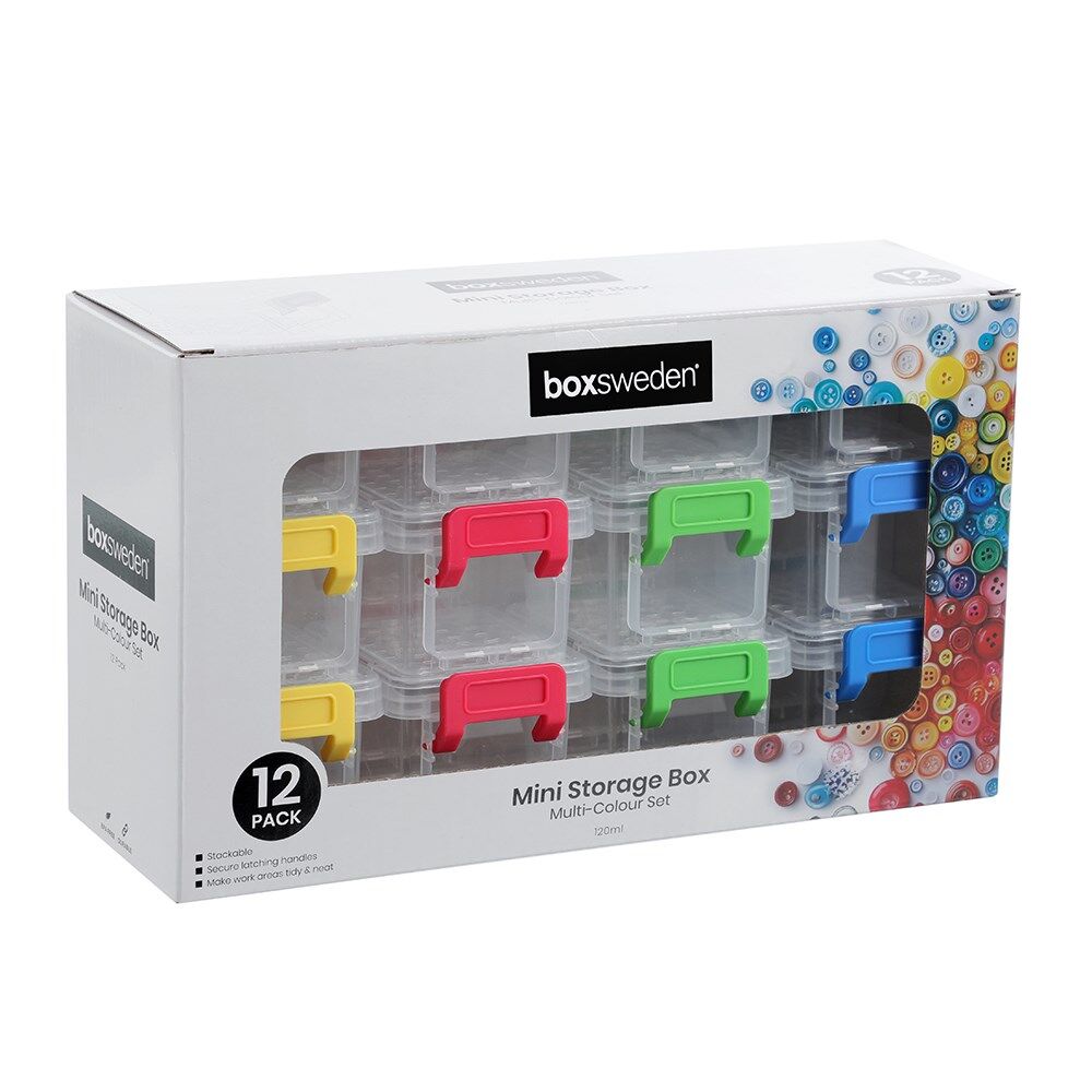 47481-12pc-boxsweden-mini-storage-stackable-organiser-box-120ml-28x18x10cm