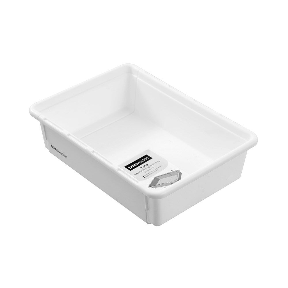 45821-boxsweden-adjustable-drawer-tote-organiser-sleek-tray-25-38x18x7cm-white