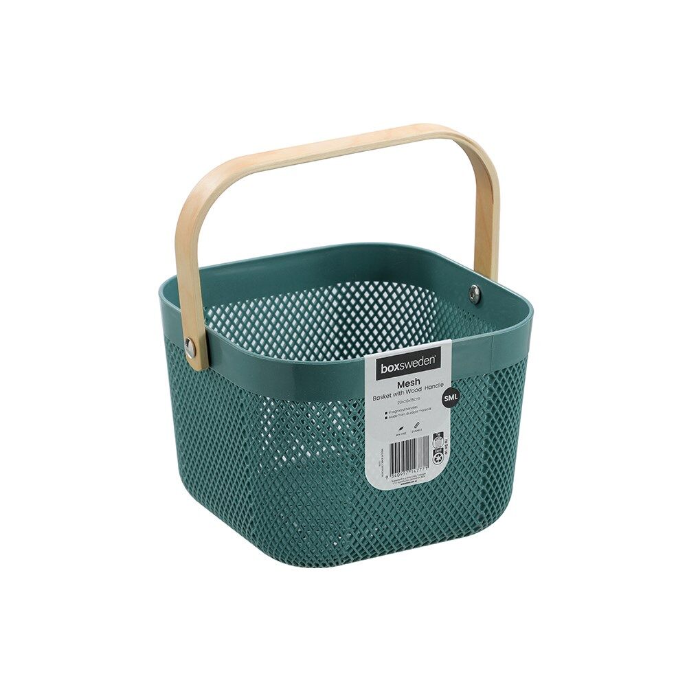 47771-boxsweden-mesh-plastic-basket-wood-handle-small-20x20x15cm-assorted