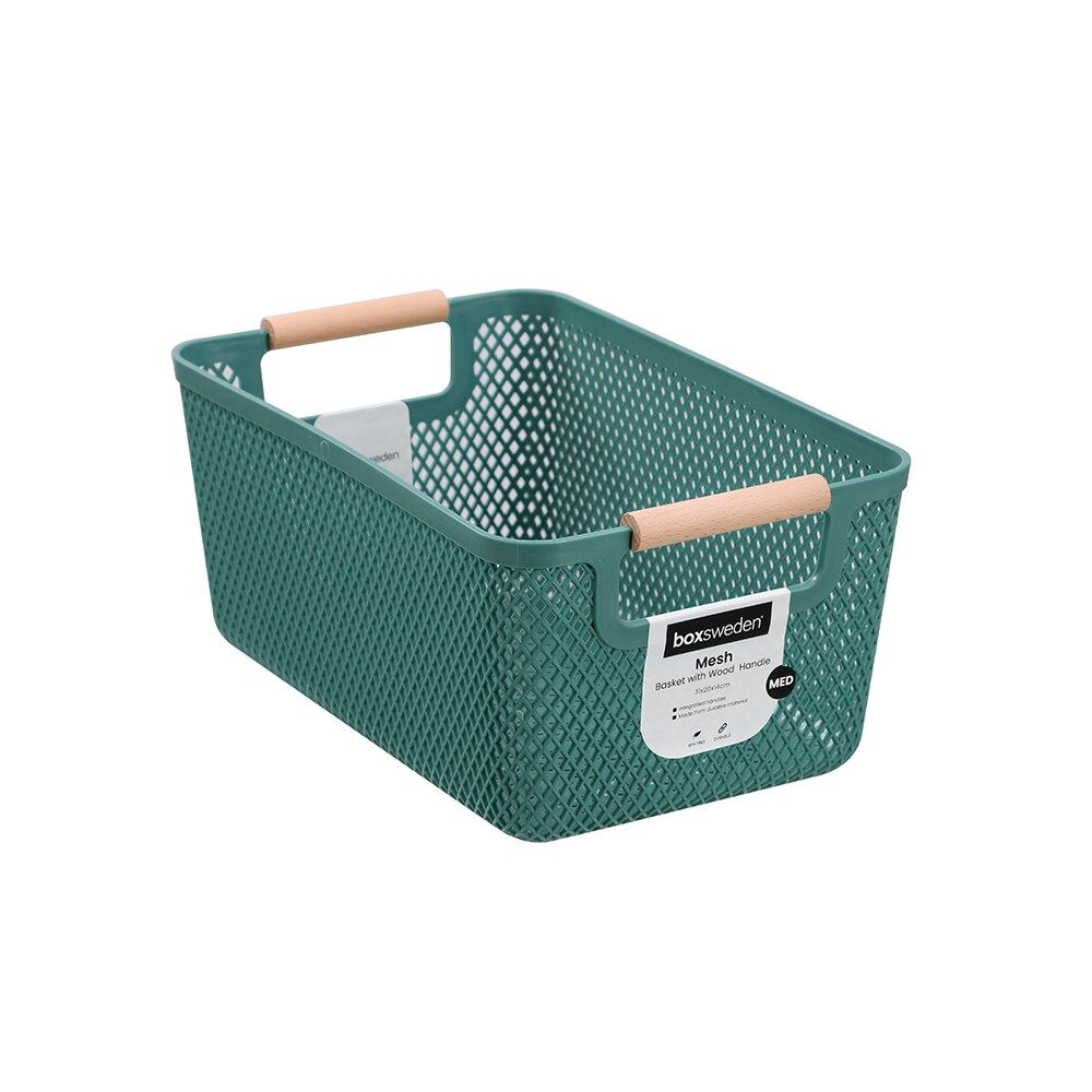 47818-boxsweden-mesh-plastic-basket-wood-handle-medium-31x20x14cm-assorted