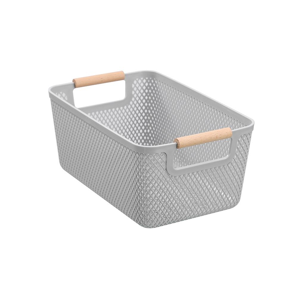 47818-boxsweden-mesh-plastic-basket-wood-handle-medium-31x20x14cm-assorted