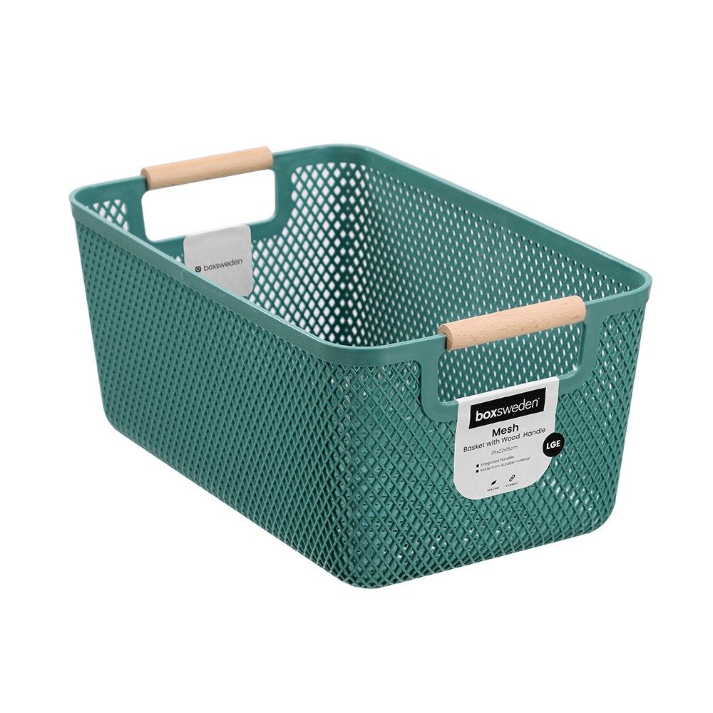 47825-boxsweden-mesh-plastic-basket-wood-handle-large-35x22x16cm-assorted
