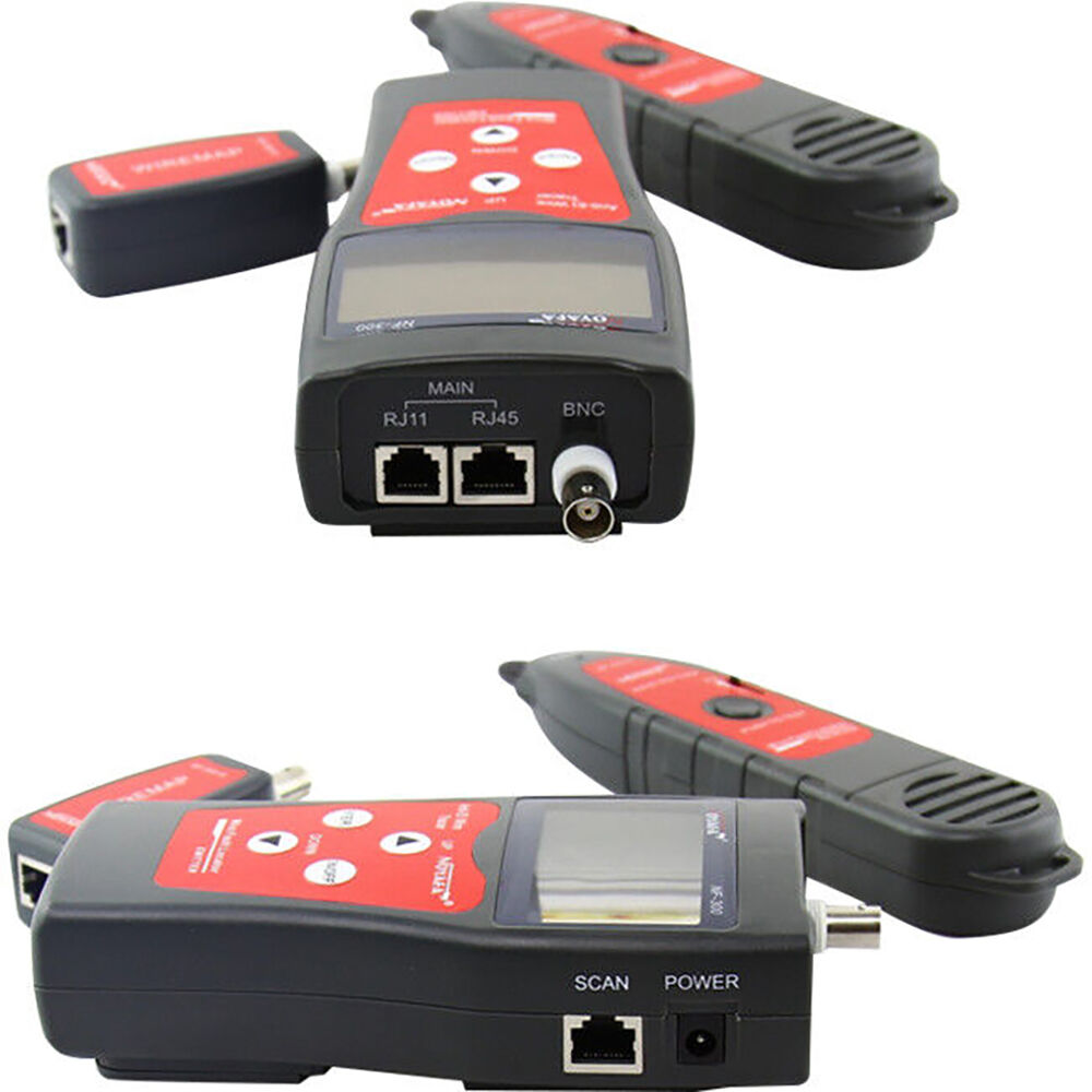 47650012-doss-nf300-network-coax-cable-tester-portable-for-rj45-rj11-usb-bnc-black