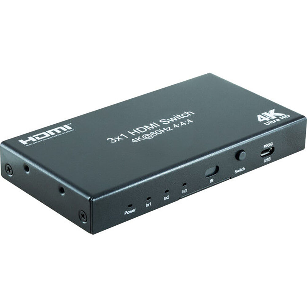 64510045-pro2-3-in-1-out-18gbps-hdmi-switch-av-distribution-device-w-remote-black