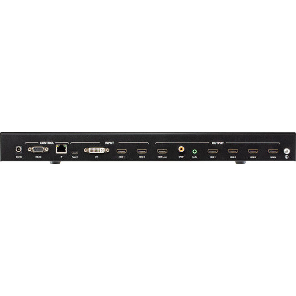 64538605-pro2-4k-2x2-video-wall-controller-processor-av-distribution-w-remote-black