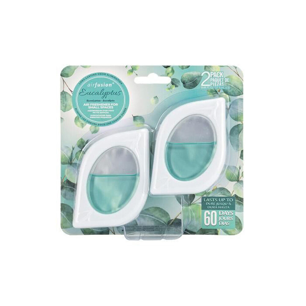 2pc Air Fusion Car Vent Clip Air Freshener 7.5ml - Eucalyptus